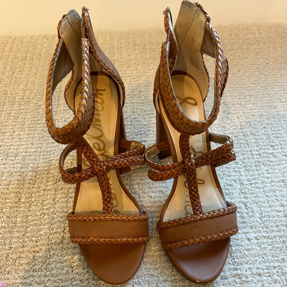Sam Edelman size 6 high heel sandals. Worn only once, almost perfect condition